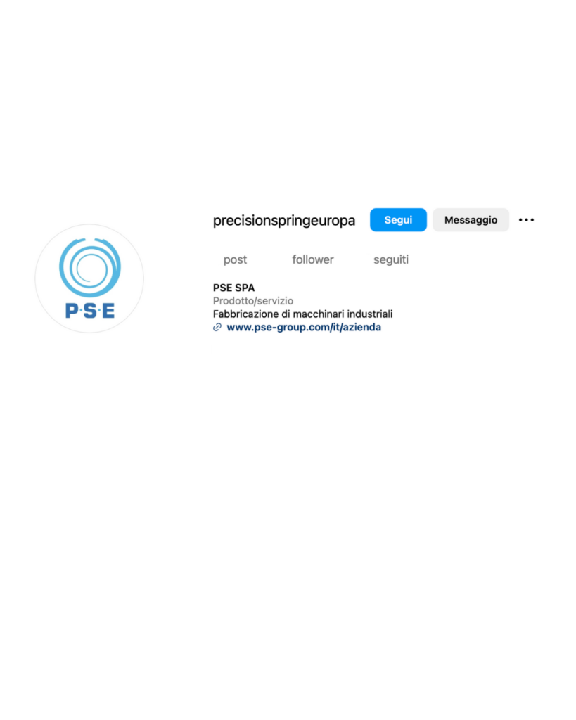 PSE è SU INSTAGRAM