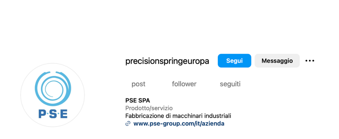 PSE è SU INSTAGRAM